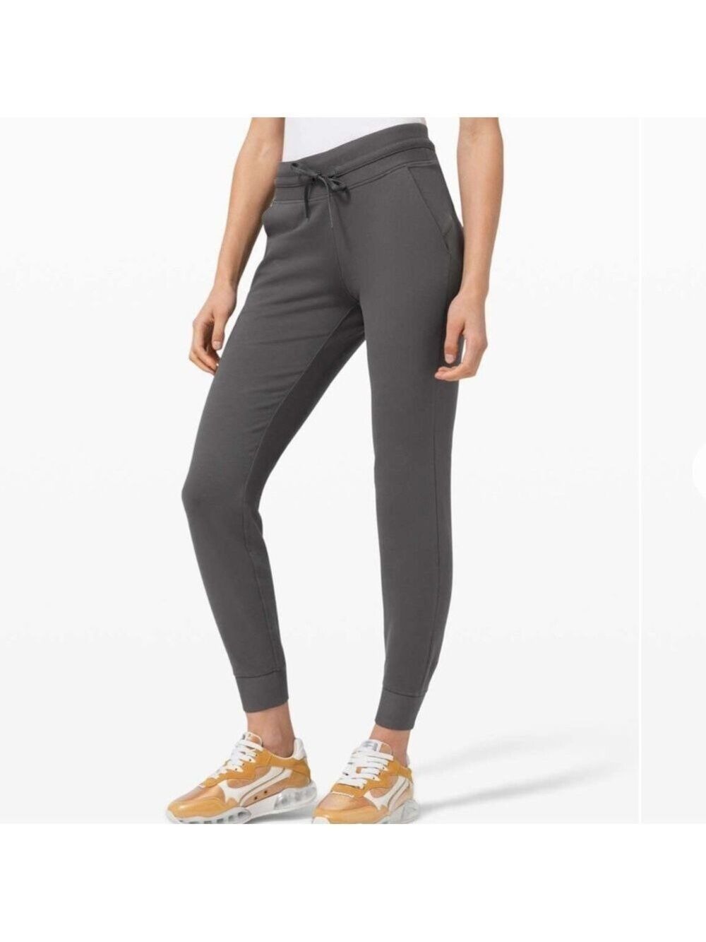 Lululemon Jogger High Rise Graphite Grey Size 8